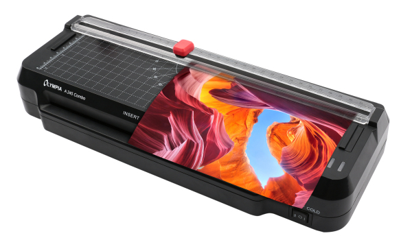 Olympia A 245 Combo A4 Laminasyon Makinesi 4’ü 1 Arada – Sıcak & Soğuk, Kesme Aparatlı, 15’li Poşet Hediyeli - 4