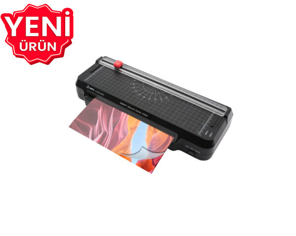 Olympia A 245 Combo A4 Laminasyon Makinesi 4’ü 1 Arada – Sıcak & Soğuk, Kesme Aparatlı, 15’li Poşet Hediyeli - 1