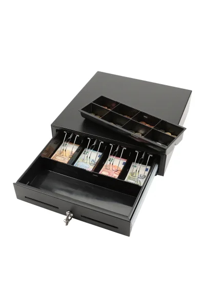 LD 410AT Easy Push Metal Para Çekmecesi (8 Bozuk Para, 4 Kağıt Para Bölmeli)  - 4