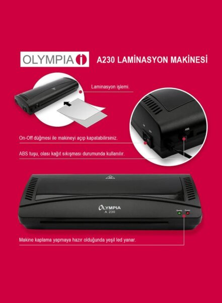 Outlet - A230 A4 Laminasyon Makinesi - 3