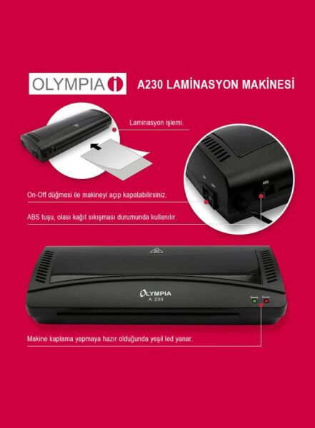 Outlet - A230 A4 Laminasyon Makinesi - 3