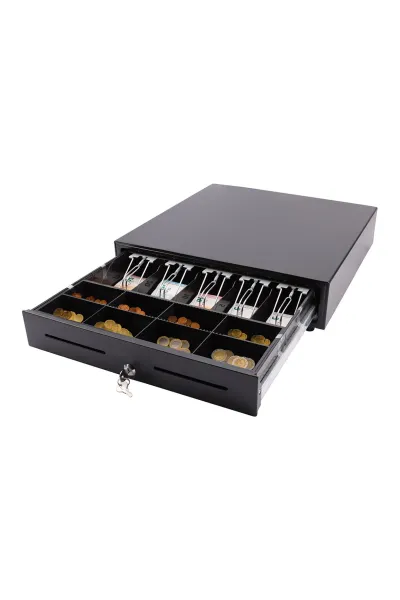 XLD 460A Geniş Tip Metal Para Çekmecesi (8 Bozuk Para, 4 Kağıt Para Bölmeli) - 1